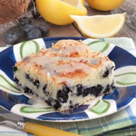 Coconut Blueberry Cake Recipe