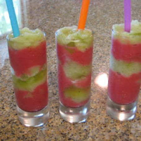 Strawberry-honeydew coolers