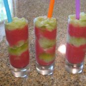 Strawberry-honeydew coolers
