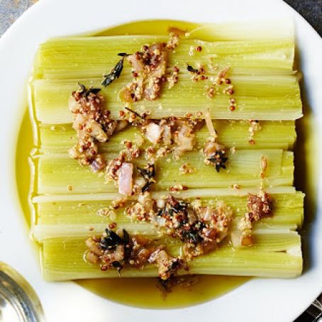 Leeks in Vinaigrette