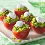 Mexican Plum-Tomato Cups