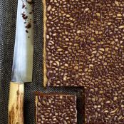 Brownies with Chocolate Lace and Hazelnut Butter