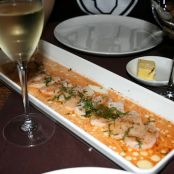 CARPACCIO CALLO DE HACHA EN VINAGRETA DE CHIPOTLE