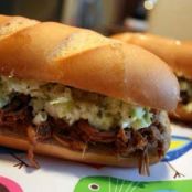 Dr Pepper Pulled Pork'wiches