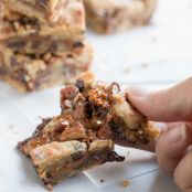 Chocolate Chip Dulce de Leche Bars - The Merchant Baker