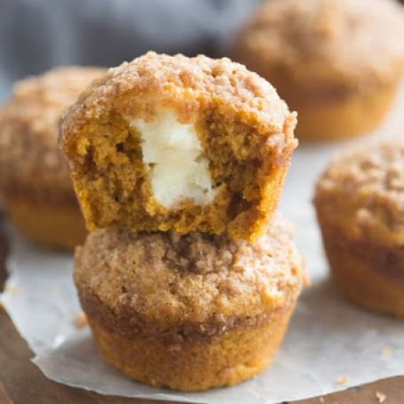 Pumpkin Cream Cheese Muffins