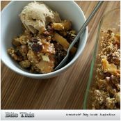 Apple Walnut dried Cherry Quinoa Crumble