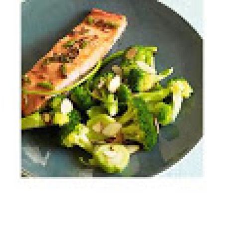 Teriyaki Salmon with Glazed Broccoli Salad