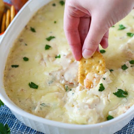 ***Hot Cheese Shrimp Dip