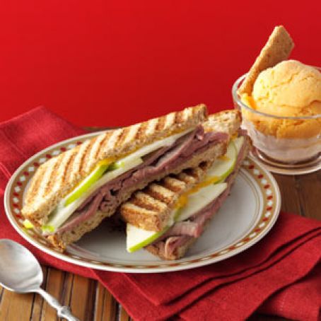 Apple-Beef Panini Recipe