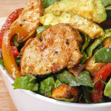Chicken Fajita Salad