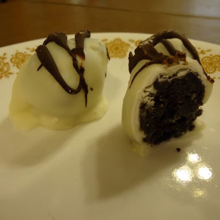 Creme De Menthe Cookie Truffles