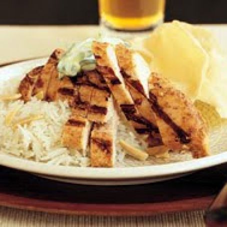 Chicken Tikka with Basmati and Raita
