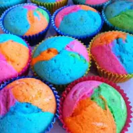 Rainbow Cupcakes Tutorial