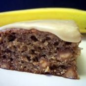 Frosted Peanut Butter and Banana Bars