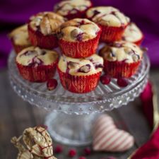 Cranberry and White Chocolate Muffins