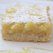 Lemon Bars with Oatmeal Crust