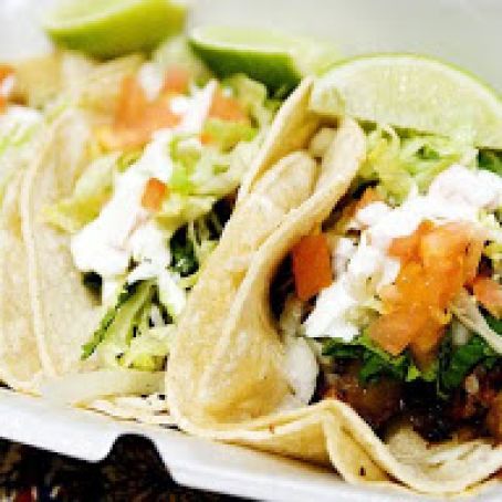 Tacos Al Pastor With Roasted Pineapple-Habanero Chile Salsa