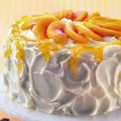 Peaches and Cream Cake