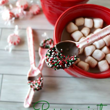 Peppermint Candy Spoons