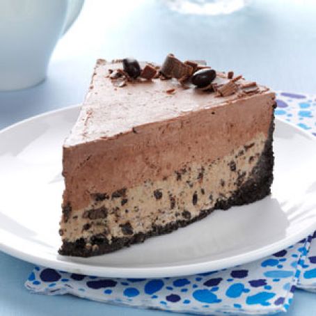 Chocolate-Coffee Bean Ice Cream Cake Recipe
