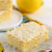 Lemon Coconut Blondies