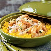Coconut Shrimp and Rice Pilaf