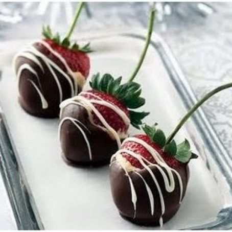 Dipped Cream Cheese Strawberries