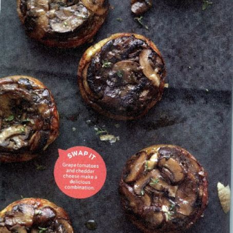 Tarts - Upside-Down Mushroom Tartlets