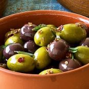 Marinated olives