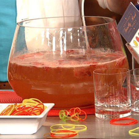 Chew:  Clinton Kelly's Strawberry White Wine Cooler Punch