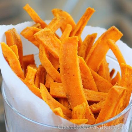 Sweet Potato Fries--Chocolate Covered Katie