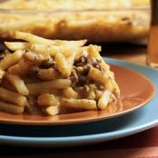 Green Chile Cheeseburger French Fry Casserole