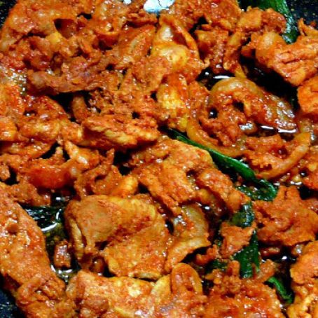 Korean Jeyuke Bookum  Hot spicey sweat pork
