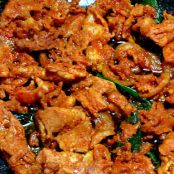 Korean Jeyuke Bookum  Hot spicey sweat pork