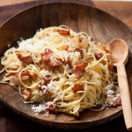 Cinnamon Pancetta Carbonara