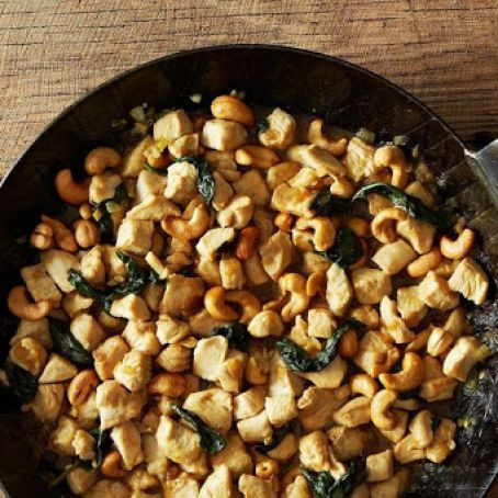 Minced Chicken and Cashews