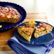 Ham and Cheese Crustless Quiche