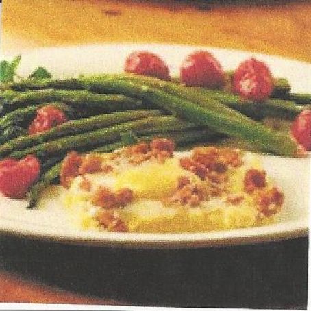 Cheesy Polenta and Egg Casserole