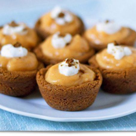 Shortcut Mini Ginger Pumpkin Pudding Pies