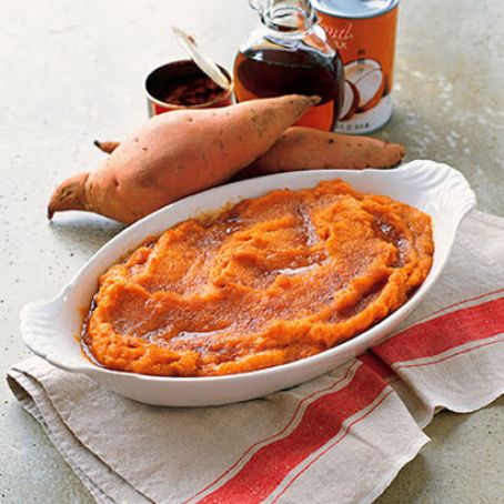 Mashed Red-Curry Sweet Potatoes