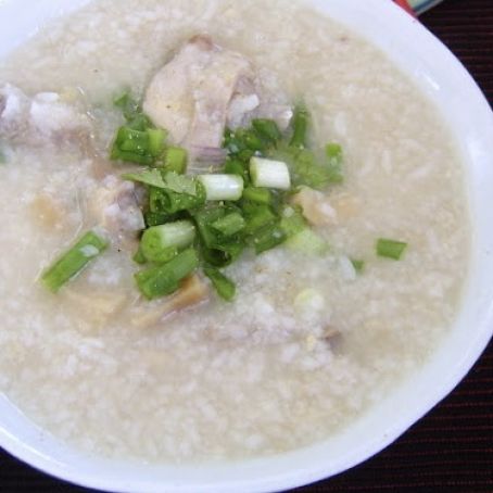 Chinese Chicken Porridge (Congee)