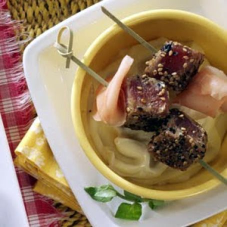 Ginger Tuna Kabobs