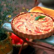 Easy Ham and Fresh Tomato Quiche