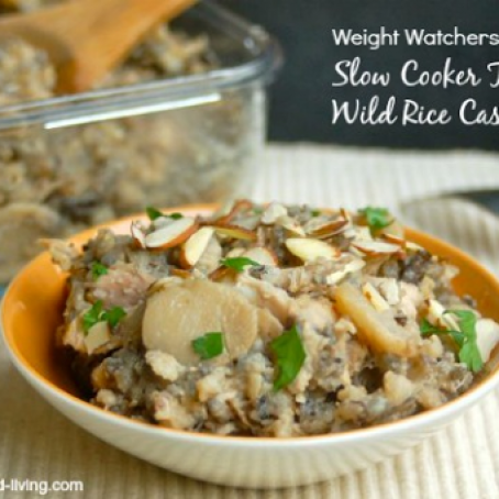 Slow Cooker Turkey and Wild Rice Casserole