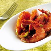 Super Hot Creole Prawns