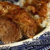 Smothered Pork Roast with Rice