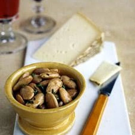 Fried Herbed Almonds