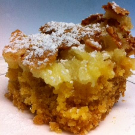 Gooey Butter Cake w/less sugar