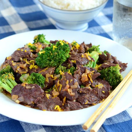 Orange Beef and Broccoli Stir-fry